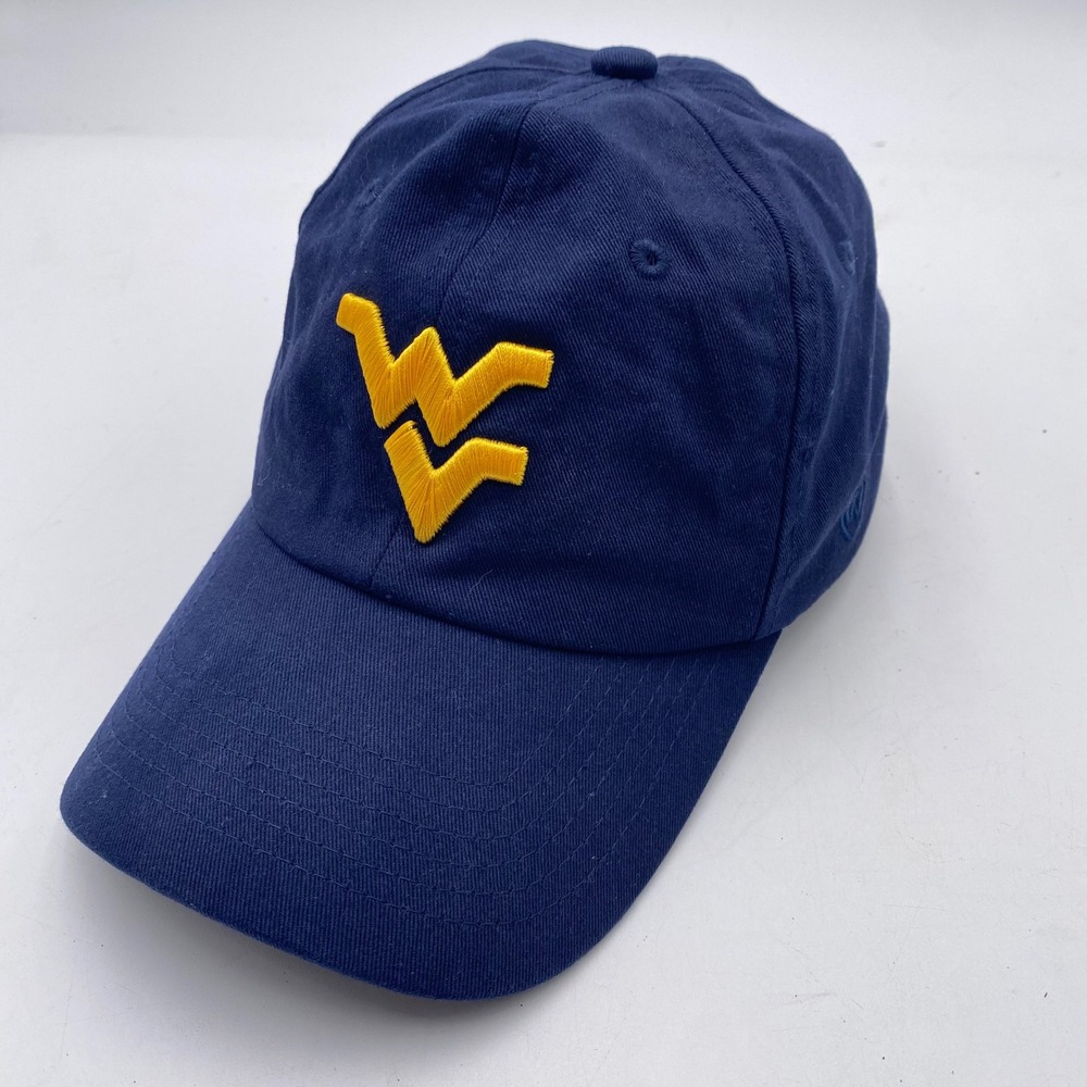 WVU West Virginia University Top of the World Hat Cap Navy Blue Gold Embroidered